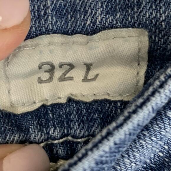 BKE Payton Jeans Womens 32 Long Blue Bootcut Distressed Denim Mid Rise Faded - Picture 6 of 8
